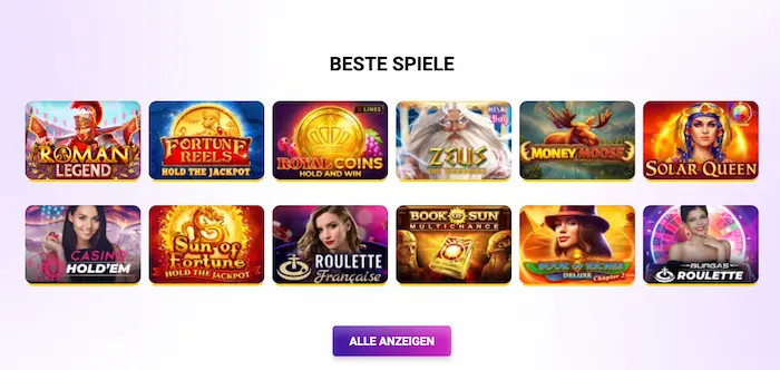 Europe Fortune Spellen games